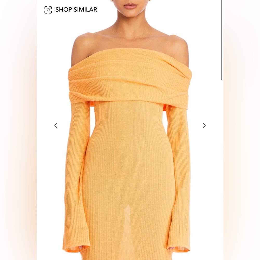 NWT SER.O.YA TALLULAH RIB KNIT MIDI DRESS